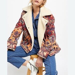 Free People Star Valley Sherpa Jacket